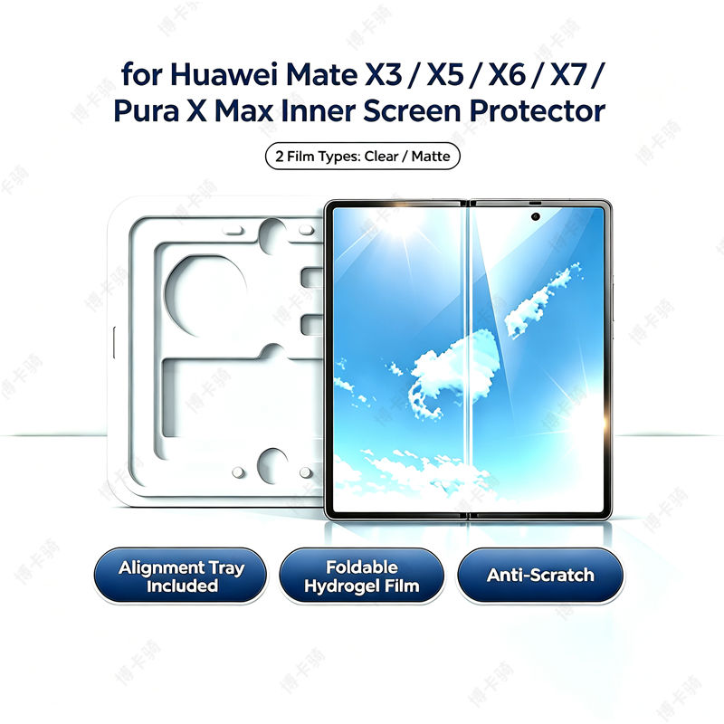 Flexible Tpu Film - Heldere/matte hydrogel-schermbeschermer voor Huawei Mate X7