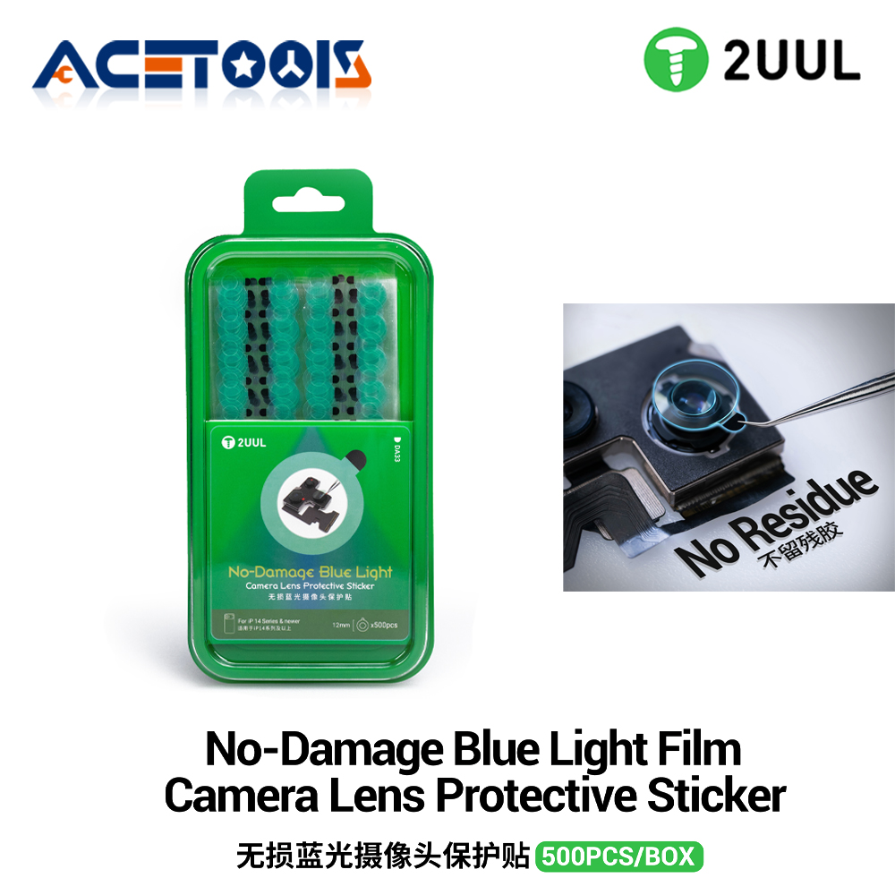 Anti Blue Light Film - 2UUL DA33 Camera Lens Beschermende Sticker