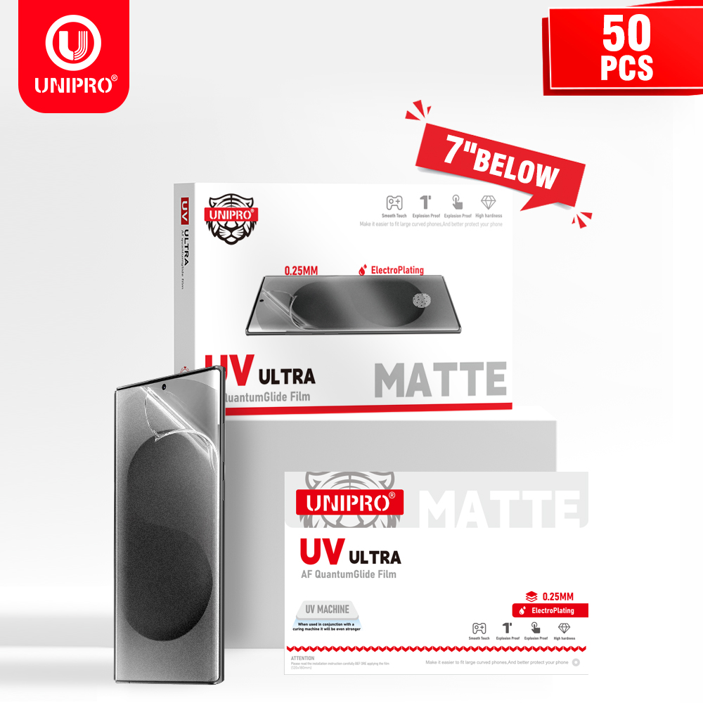 Screen Protector Cutter - UNIPRO 250µm HD MATTE UV Glasvezel