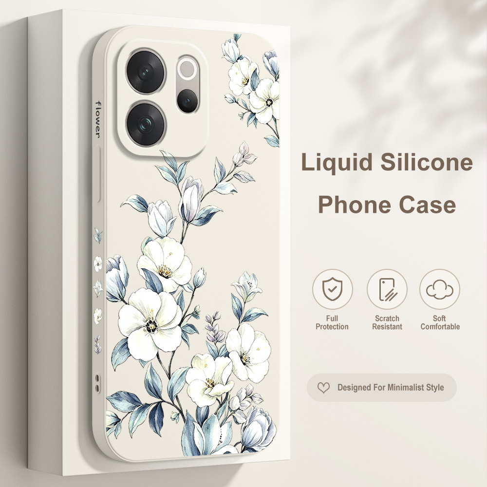 Vivo V40 - Winding Flora Telefoonhoesje voor Vivo V70