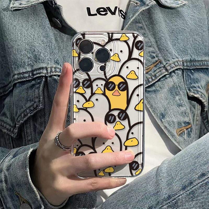 Apple Iphone 16 - Leuke Cartoon Duck Case Meisjes Voor
