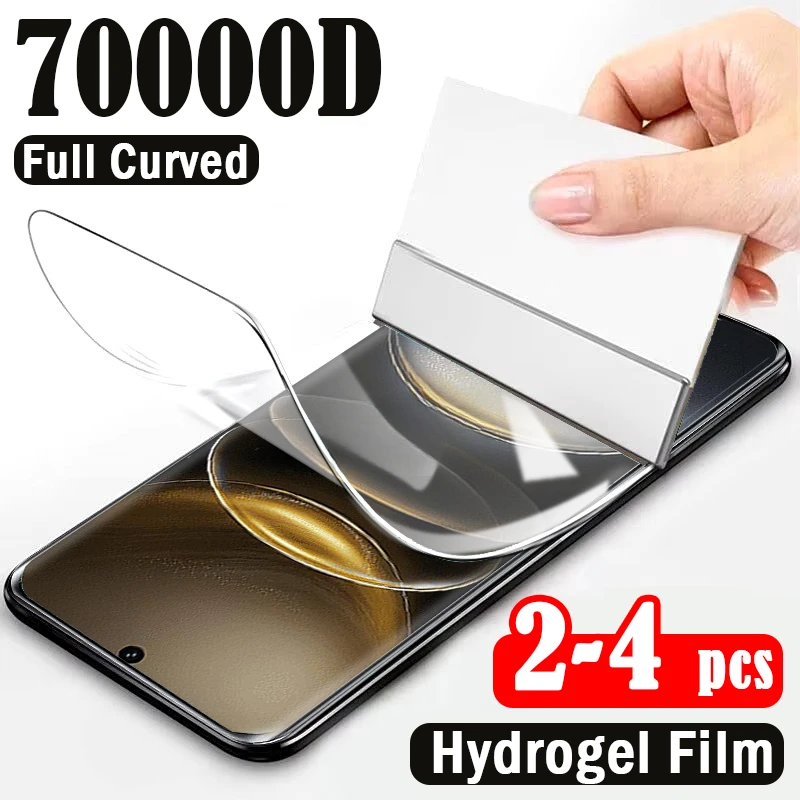Vivo V40 - 2-4 Stuks Volledige Gebogen Hydrogel Film