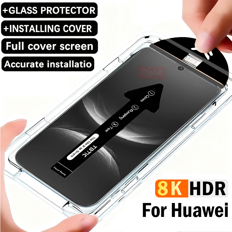 Huawei Nova 12 - 8K Stofvrij Auto Installatie Gehard Glas