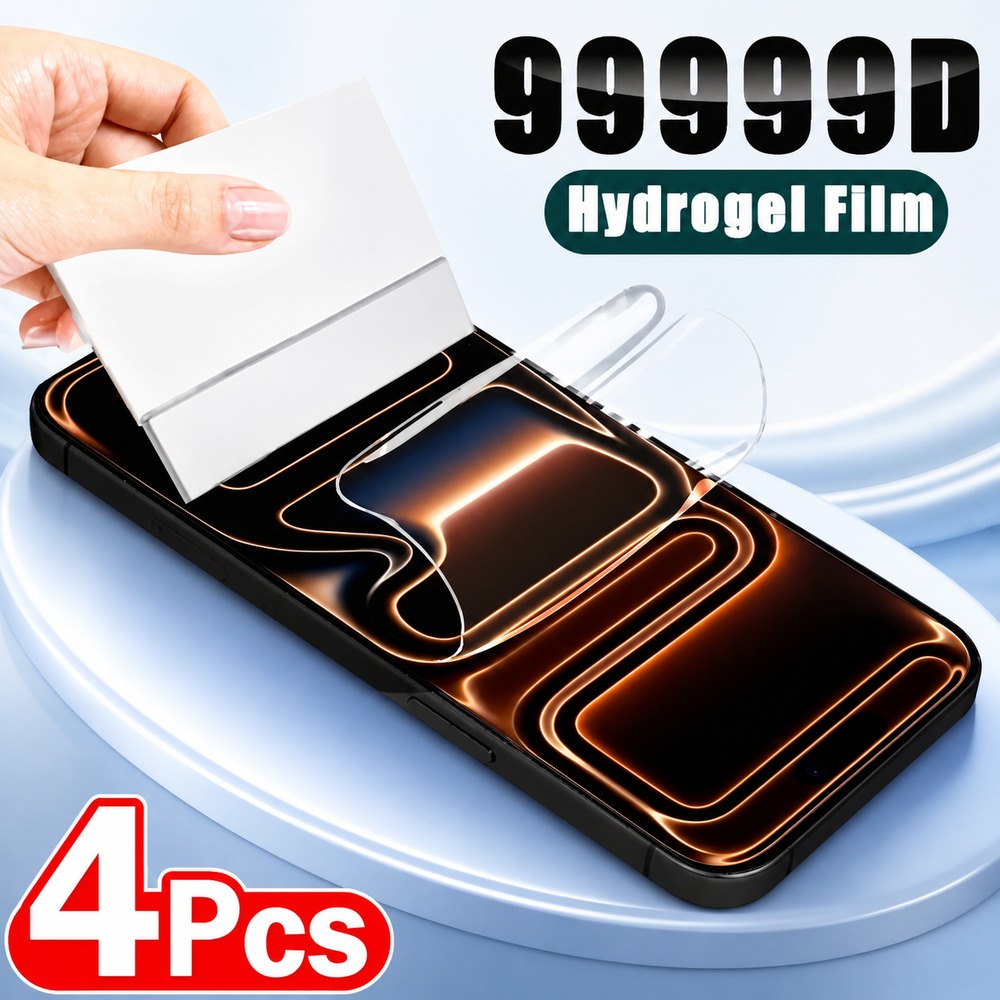 Realme Gt 6 - 4 stuks hydrogelfilm voor Realme GT