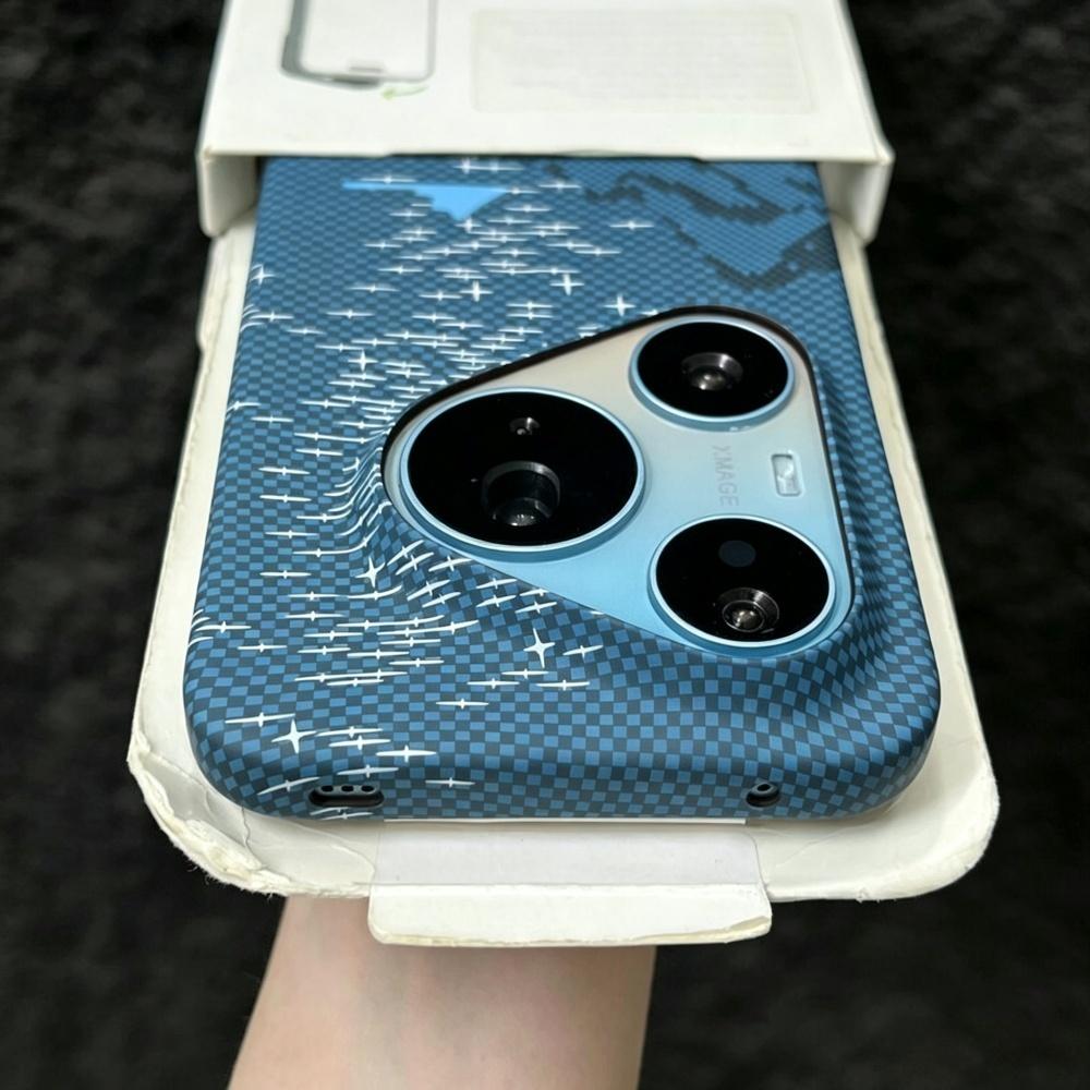 Huawei Pura 70 - Luxe ultradunne PC carbon fiber kevlar