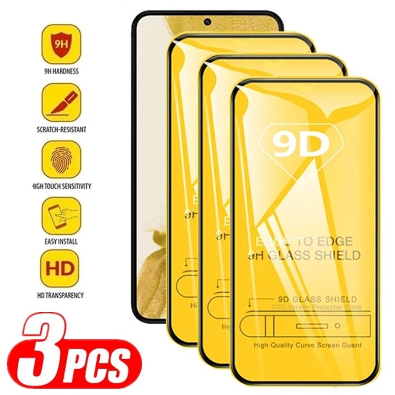 Realme Gt 6 - 3 stuks 9D volledige dekking schermbeschermers