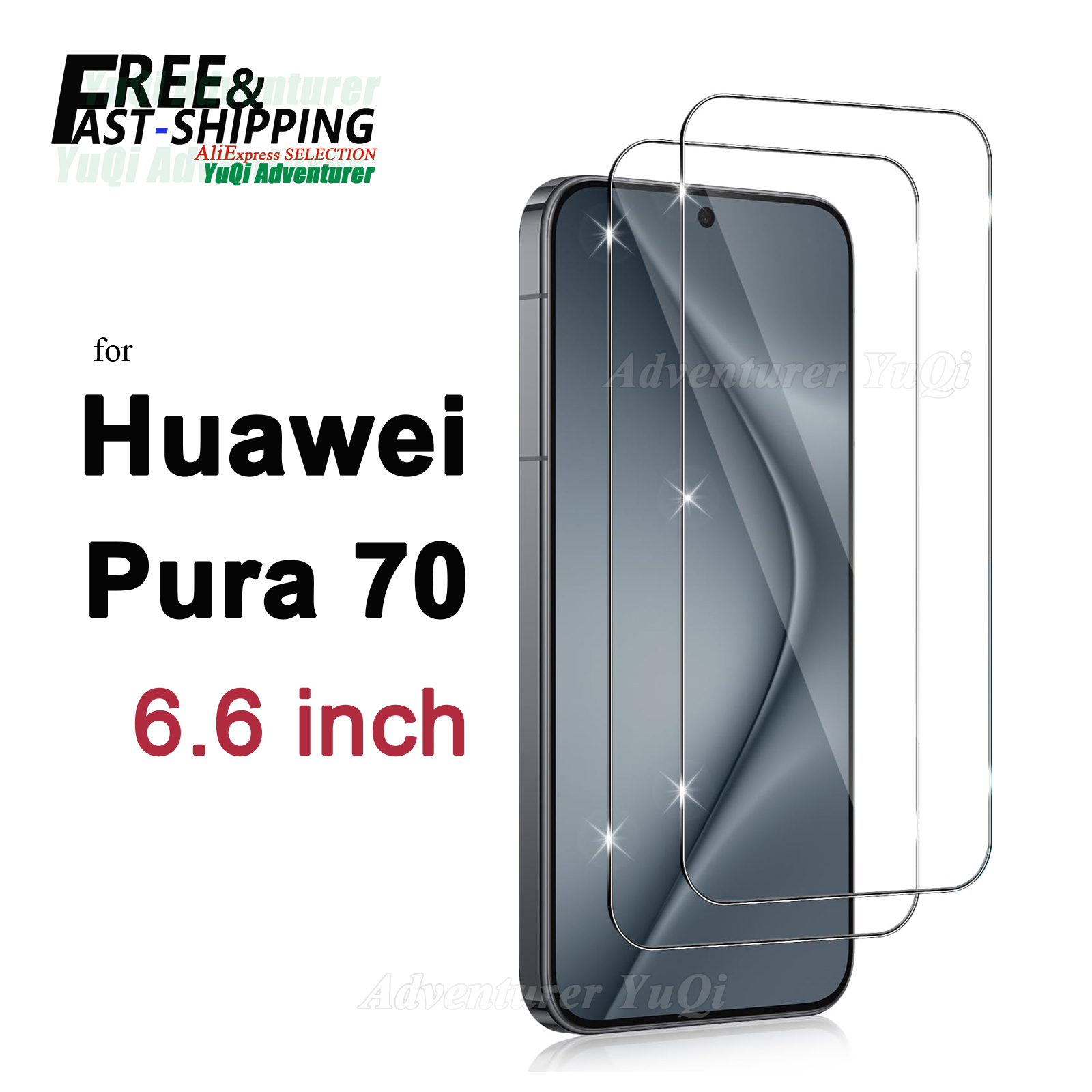 Huawei Pura 70 - Screenprotector voor Huawei Pura 70 6,6