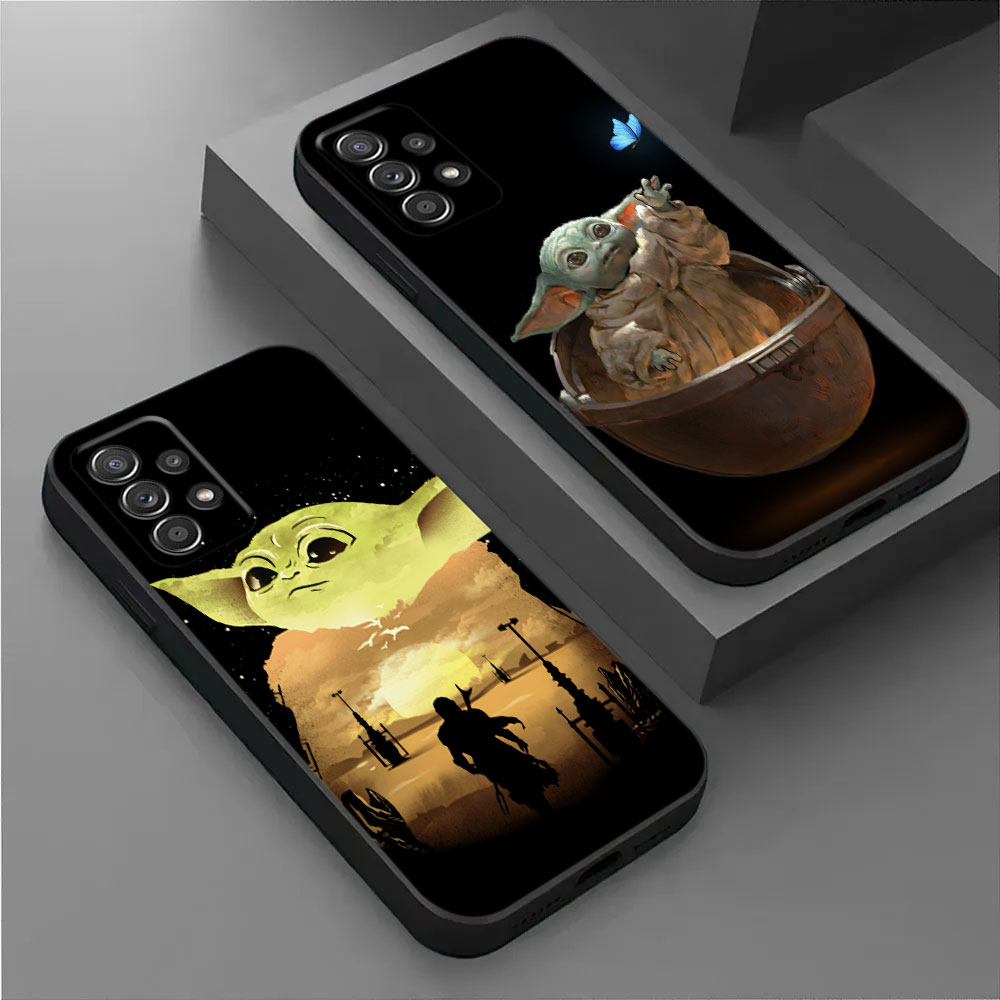 Samsung Galaxy A55 - Schattige Baby Yoda telefoonhoesje voor Samsung