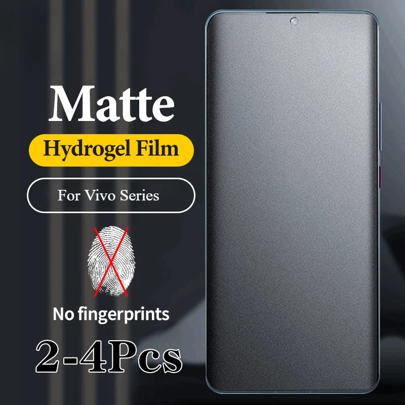 Vivo V40 - 1-4PCS Siliconen Matte Hydrogel Film voor