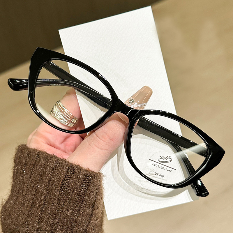 Nieuwe Hot Meisje Tr90 Cat Eye - Anti Blue Light Film recensie en prijs