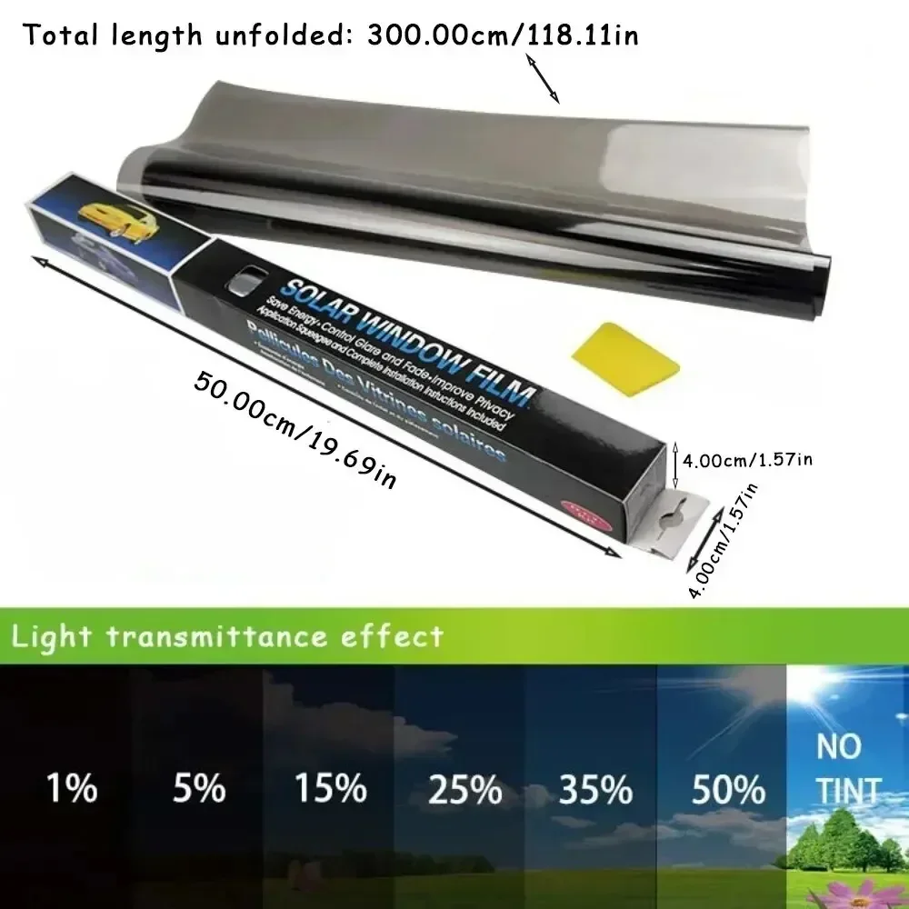 3M x 50CM VLT Zwarte Autoruit  - Glass Protector Auto recensie en prijs