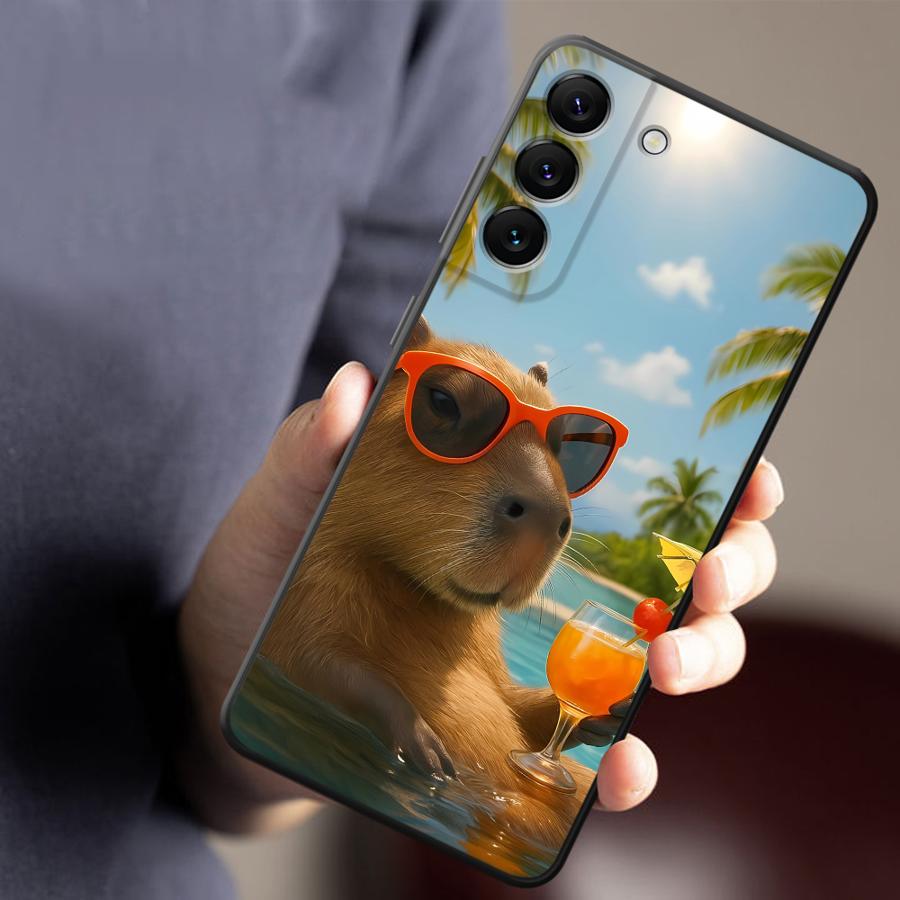 Vakantie Capibara hoesje voor  - Samsung Galaxy A55 recensie en prijs