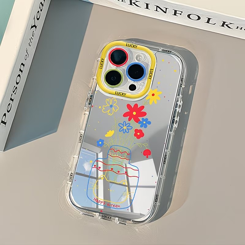 Zomerse Daisy Cat Vaas Design  - Apple Iphone 16 recensie en prijs