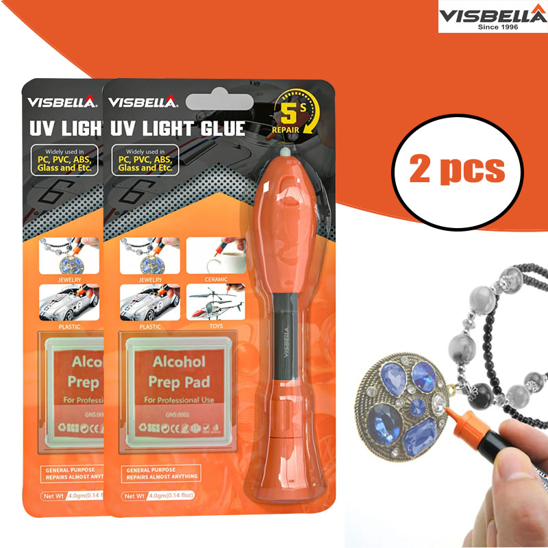 Visbella 2 STUKS UV Licht Lijm - Liquid Uv Glue Kit recensie en prijs