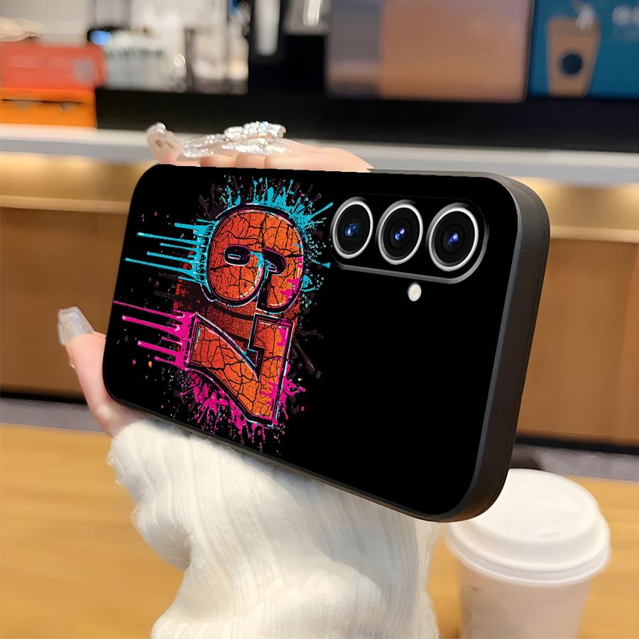 Graffiti Basketbal 67 hoesje v - Samsung Galaxy A55 recensie en prijs