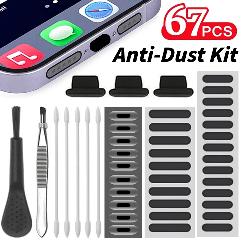 Universele stofplug mobiele te - Dust Removal Sticker recensie en prijs