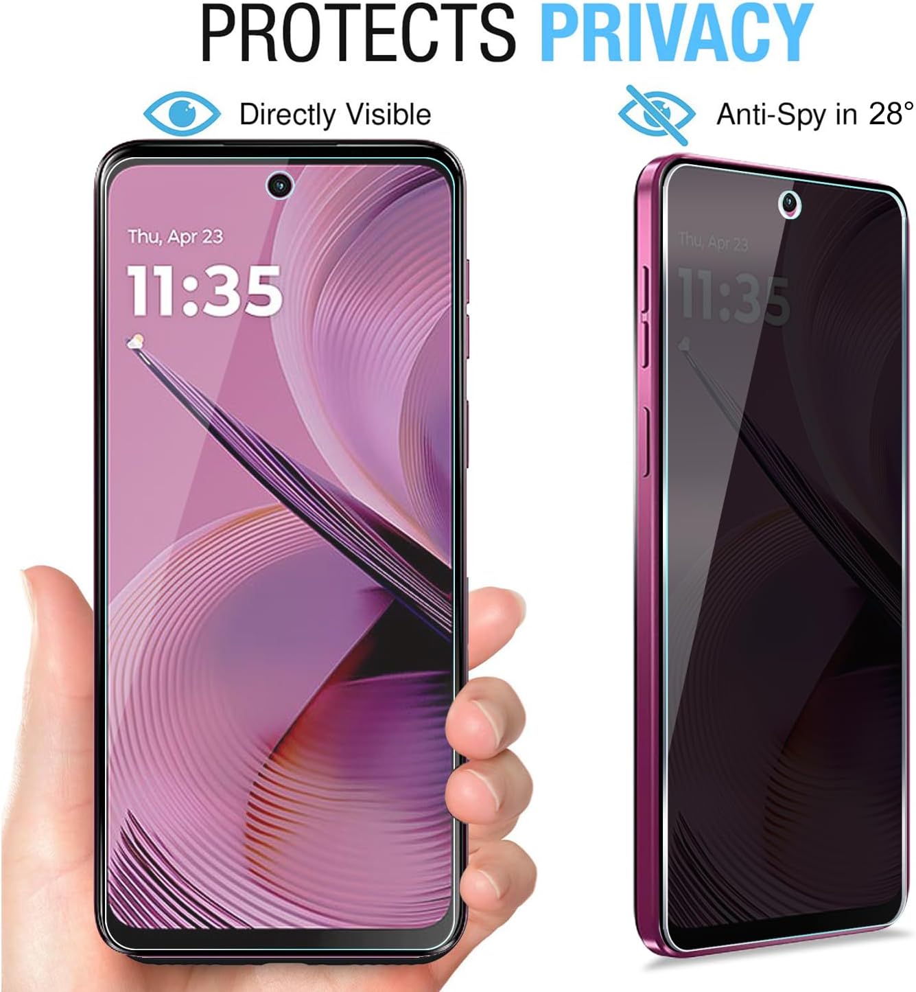 [2 Pack] Voor Moto G 5G 2025 P - Privacy Filter 2Pack recensie en prijs