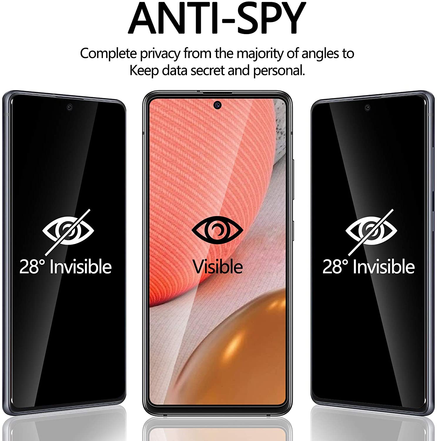 2 PACK Voor Galaxy M33/M23/F23 - Privacy Filter 2Pack recensie en prijs