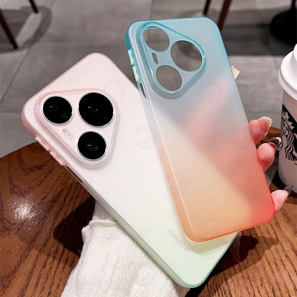 Simpele matte TPU gradientkleu - Huawei Pura 70 recensie en prijs