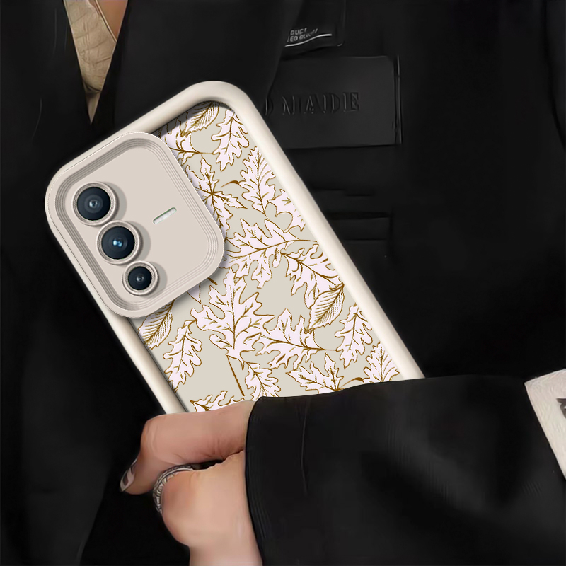 Telefoonhoesje met bladerenpat - Vivo V40 recensie en prijs