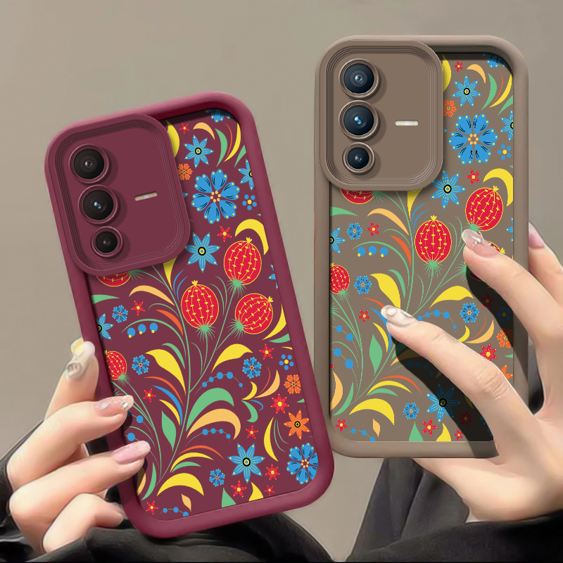 Bloemen Telefoonhoesje Voor Vi - Vivo V40 recensie en prijs